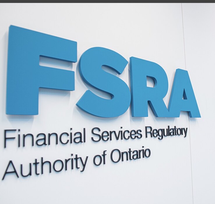 Financial Services Regulatory Authority of Ontario signage